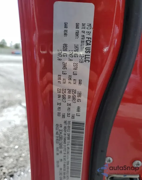 2018 Jeep Compass Latitude z USA, uszkodzony, nr VIN 3C4NJCBB3LT162456